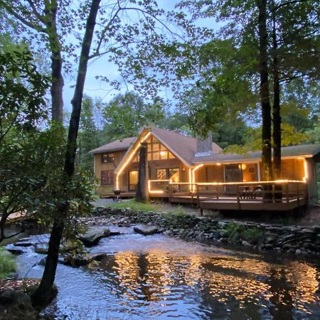 Secluded Chalet On Stream-Mins To Camelback Tannersville Dış mekan fotoğraf