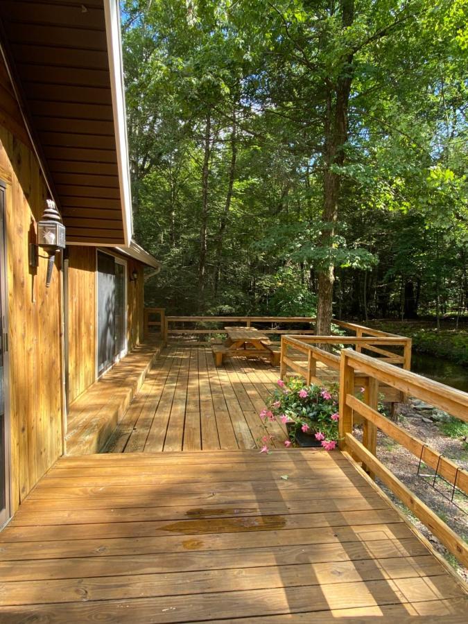 Secluded Chalet On Stream-Mins To Camelback Tannersville Dış mekan fotoğraf